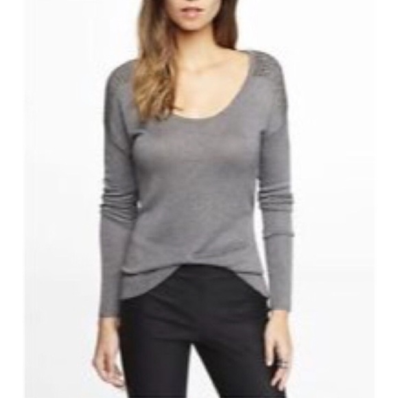 NWT ! Rhinestone Shoulder EXPRESS Sweater - Picture 8 of 8